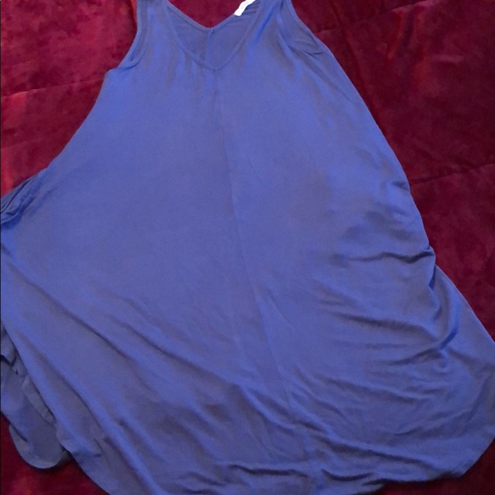 Sleeveless cotton dress